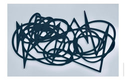 Sin título, 2008, acrílico sobre mdf, 90 x 145 cm.