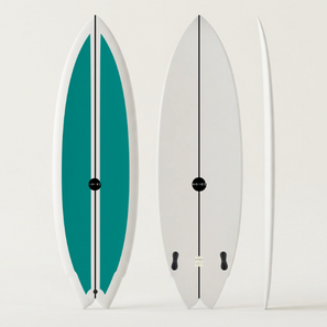 Surfboard, groveler, Twin fin, Gomez Surfboards, Performance Twin fin