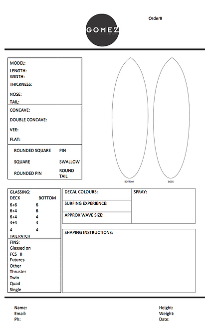 Order Custom Surfboards Australia