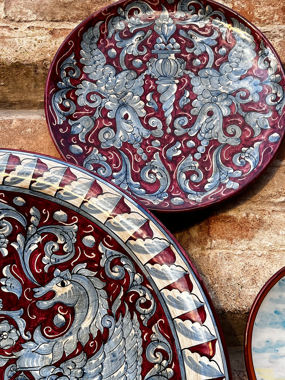 Lo Mastro Giorgio lustreware at Ceramiche Biagioli