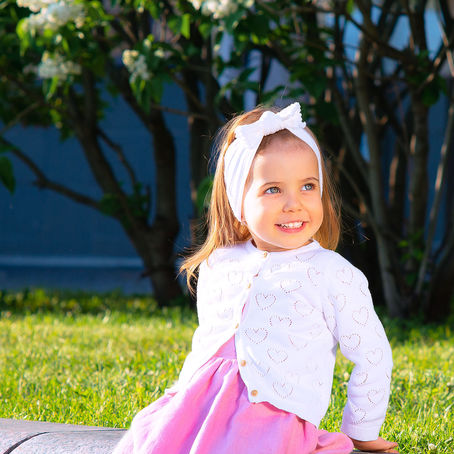 Детская фотосессия с сиренью