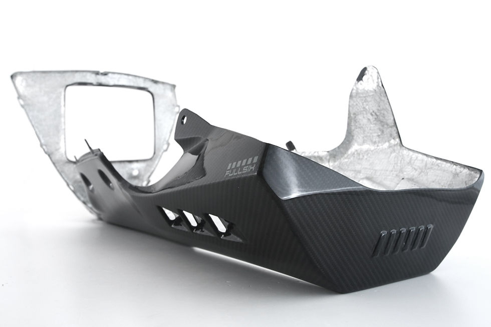 Thumbnail: FullSix Belly Pan With OEM Exhaust or Slip On Yamaha R1 20+