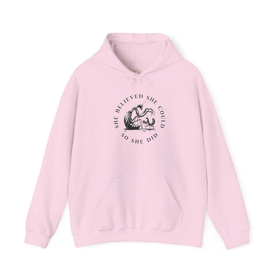 Thumbnail: She Believed She Could So She Did Hoodie — Inspirational Motivational Sweatshirt