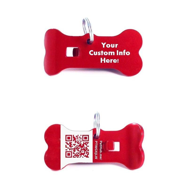 Thumbnail: Size: Small / Front: Custom / Back: QR / Color and Text: Select Below