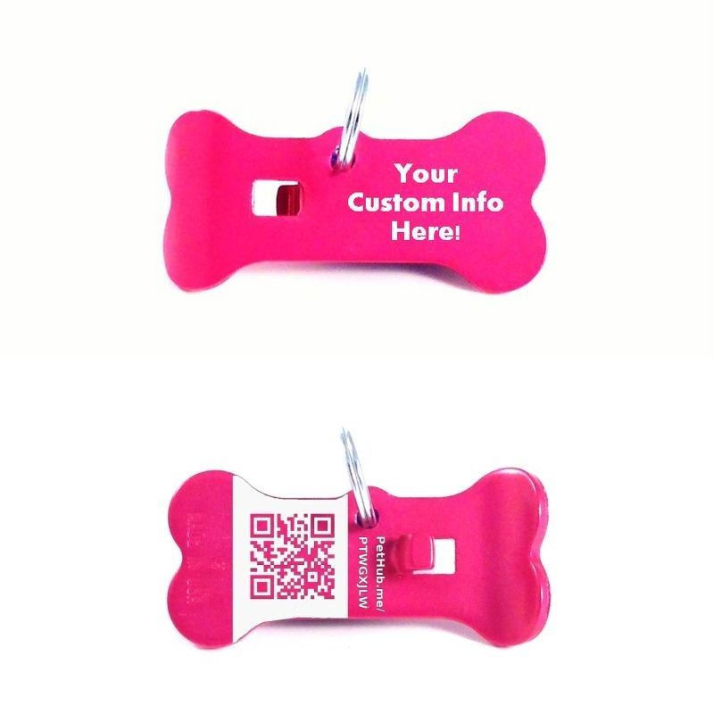 Thumbnail: Size: Small / Front: Custom / Back: QR / Color and Text: Select Below