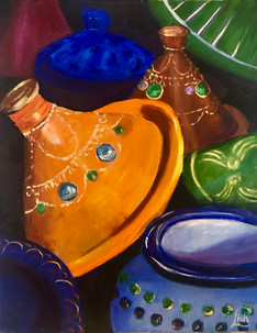 Toppling Moroccan Tagines