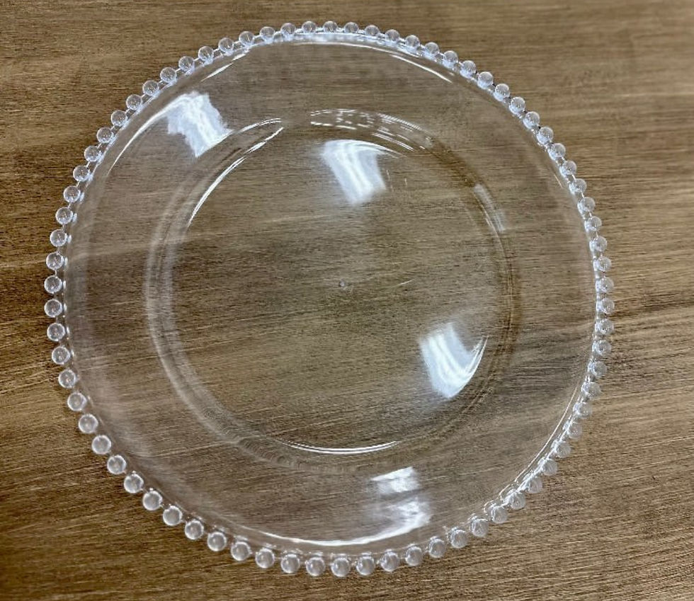 Beaded Charger Plate