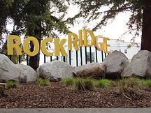 A view of the premium commercial and residential infrastructure in the Rockridge neighborhood of Oakland, California