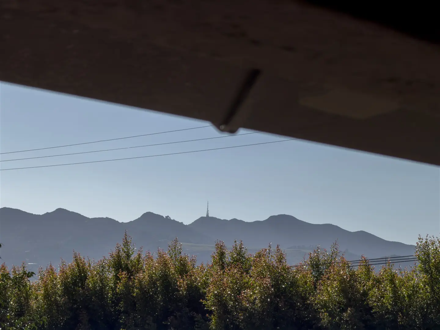 View toward the Verdugo Mountains from 1239 Geneva Street