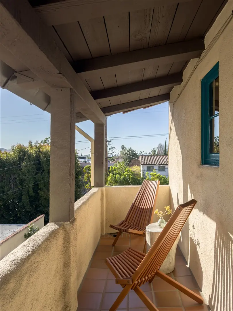 Upper terrace and mountain view at 1239 Geneva Street