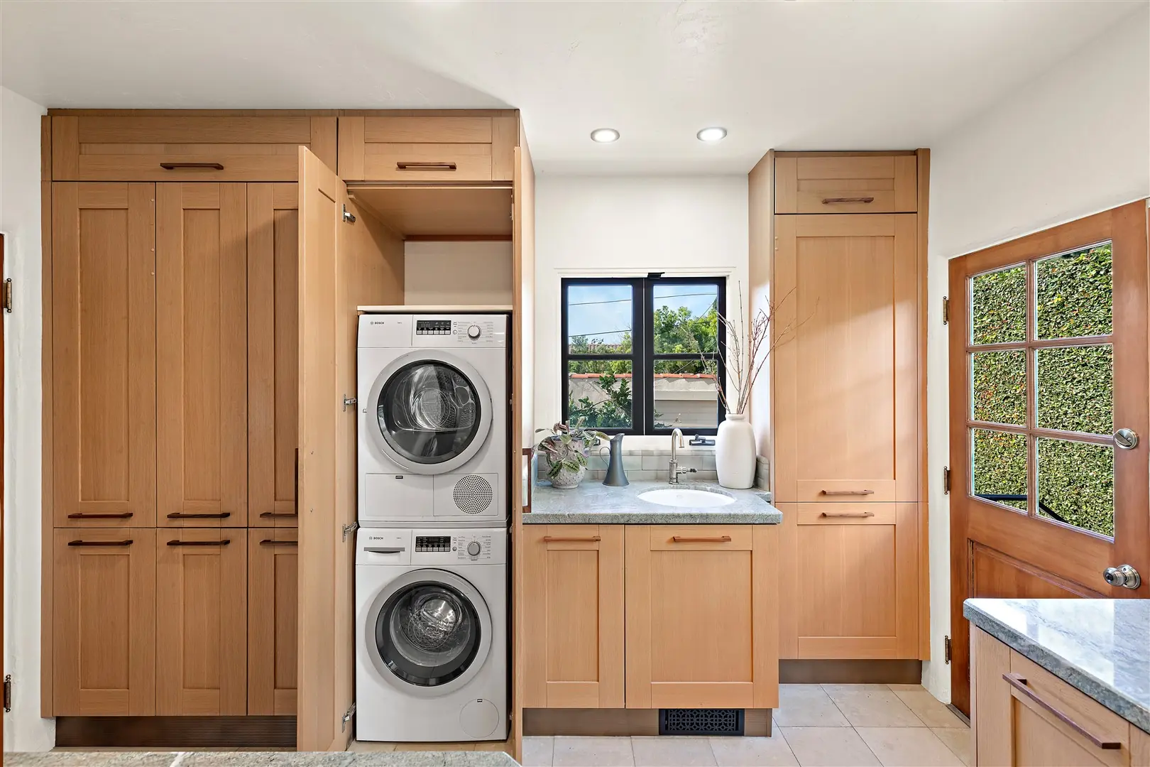 Laundry and pantry cabinetry at 1239 Geneva Street