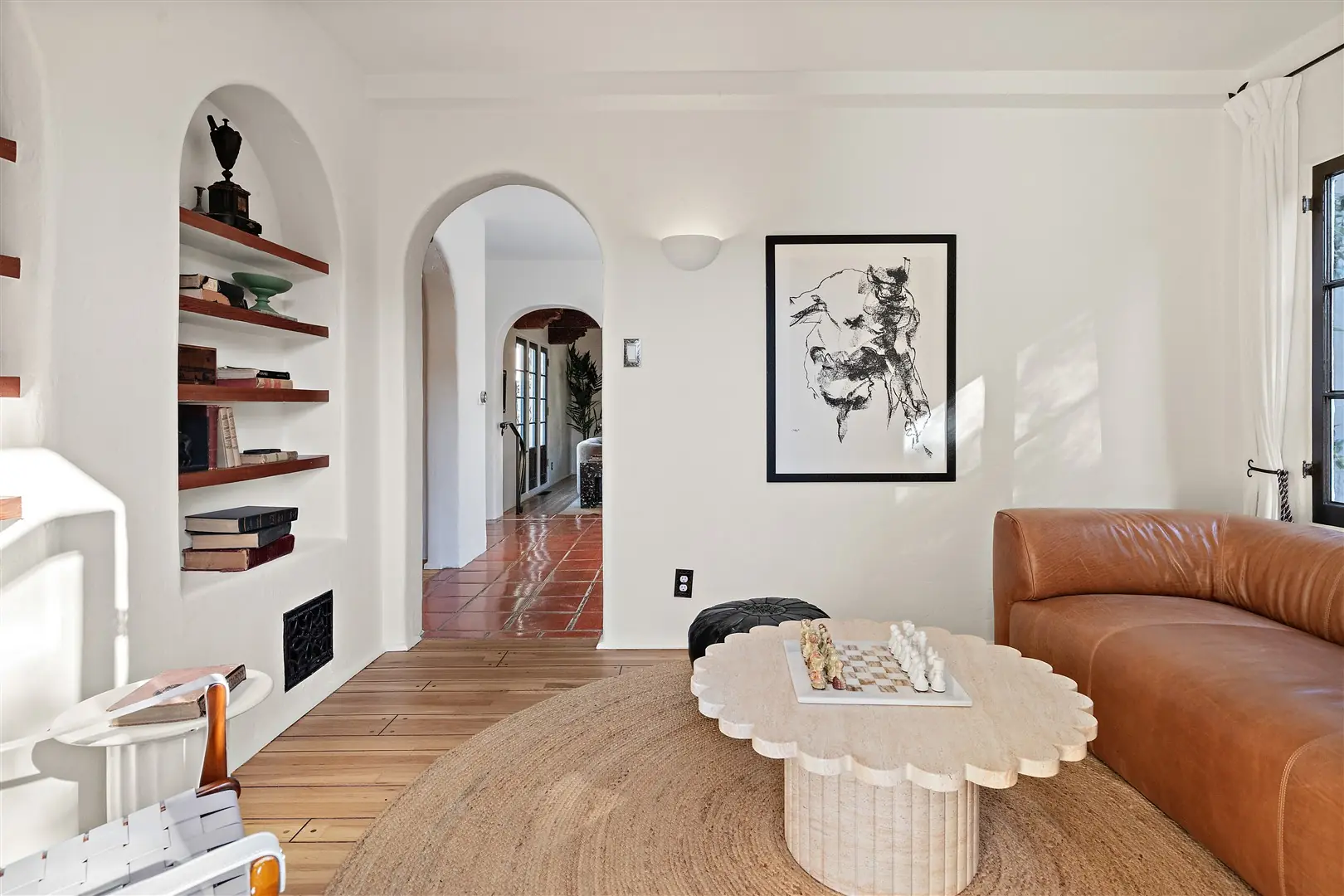 Preserved interior room and finish details at 1239 Geneva Street