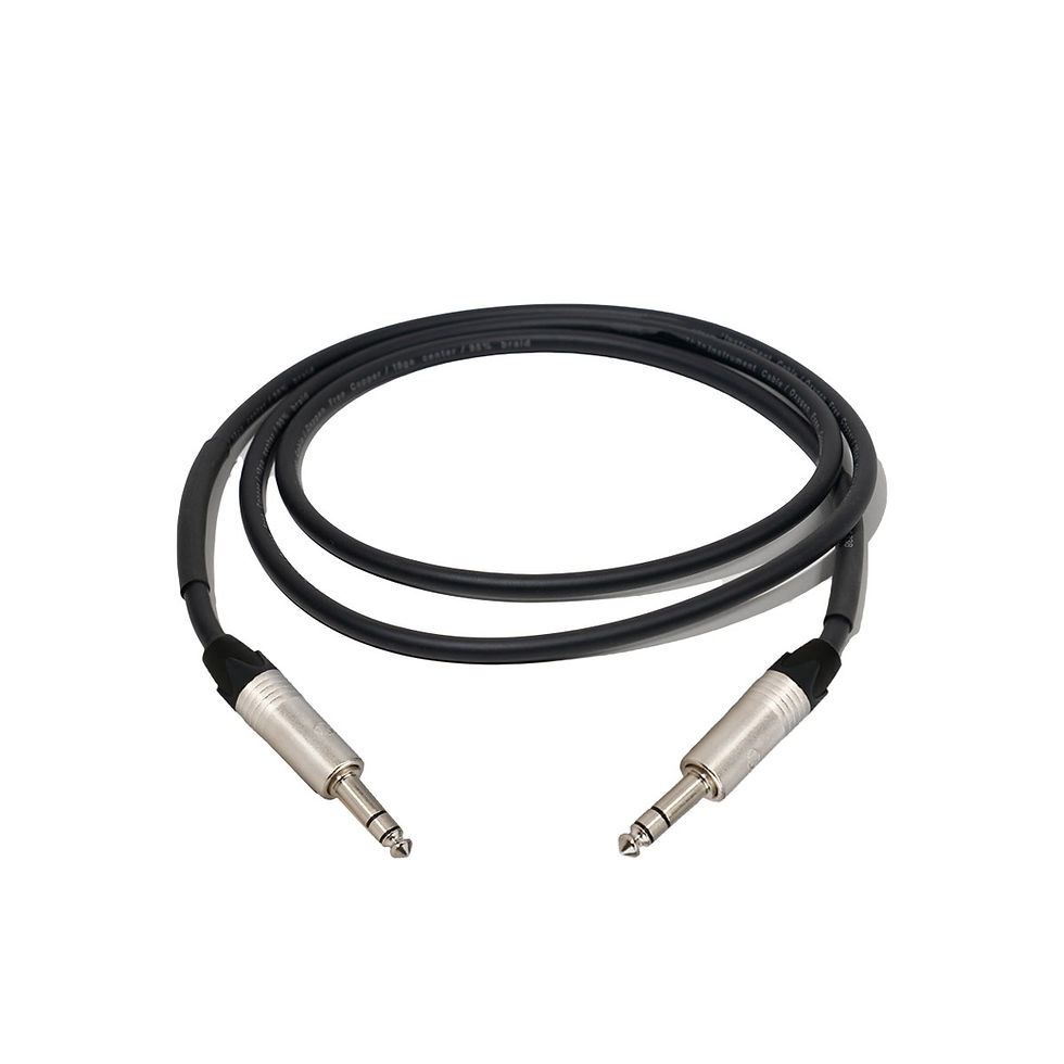 Thumbnail: 1/4" TRS to 1/4" TRS Cable - Standard