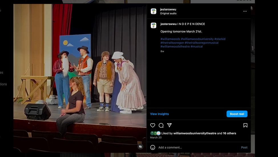 Trail to Oregon Show