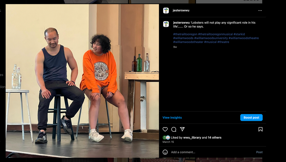 Trail to Oregon Rehearsal