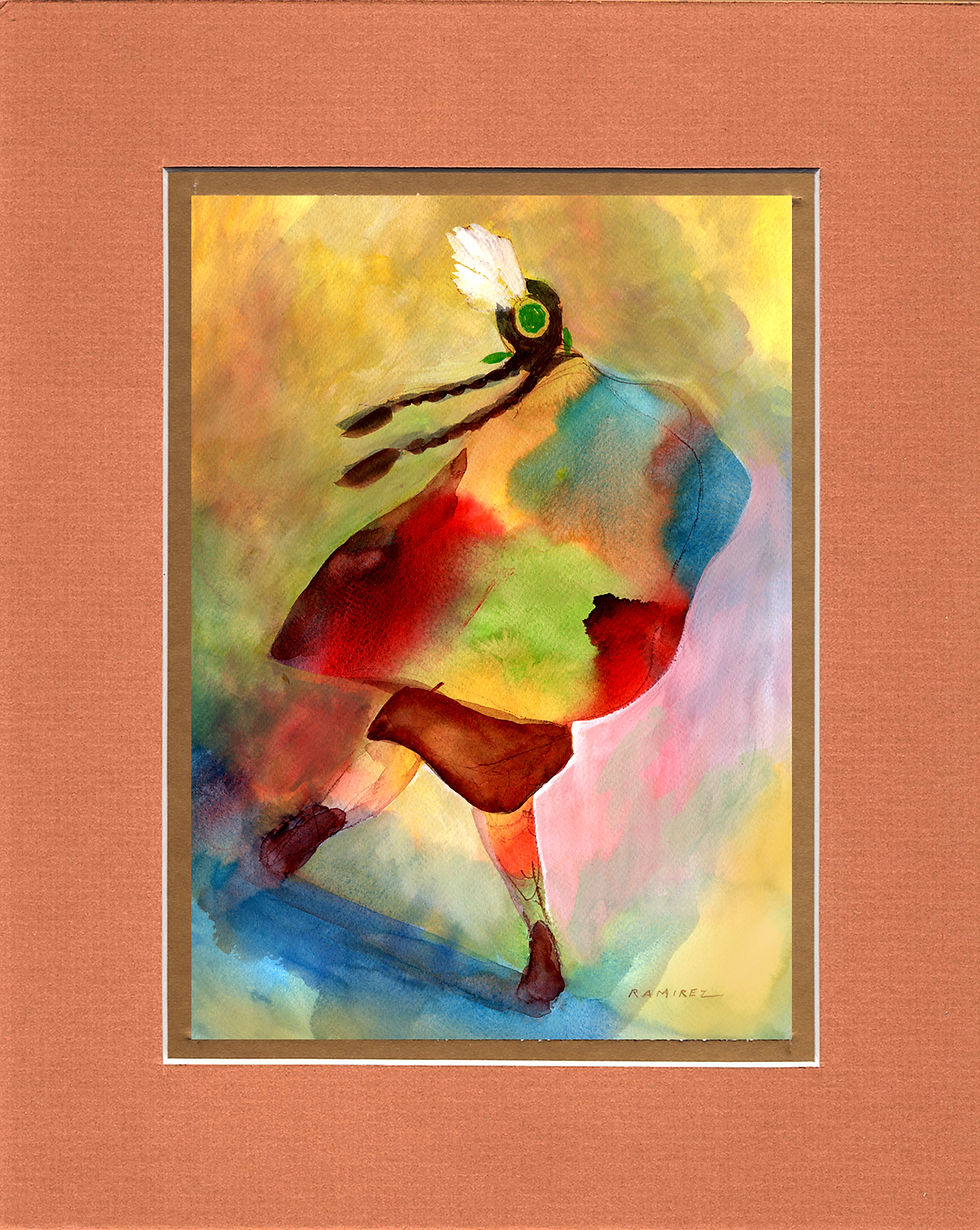 Thumbnail: Shawl Dancer Abstract