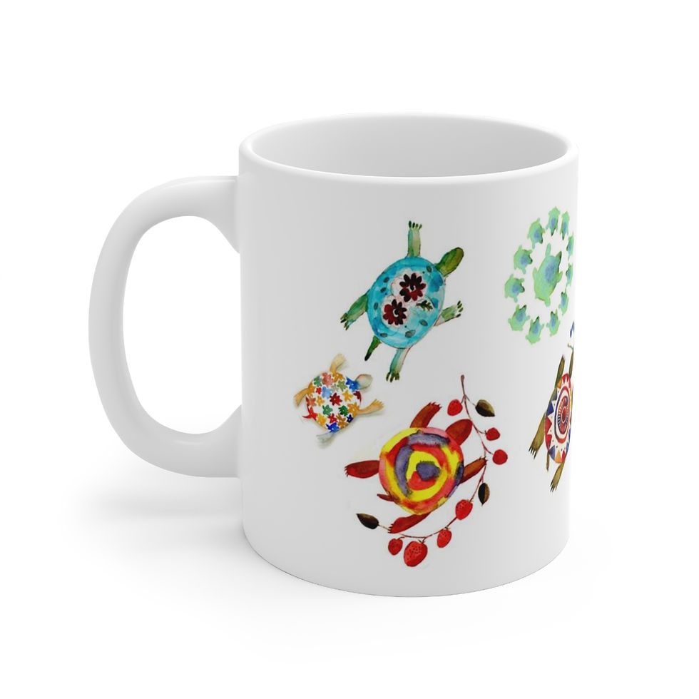 Thumbnail: Beautiful Turtles - Ceramic Mug 11oz