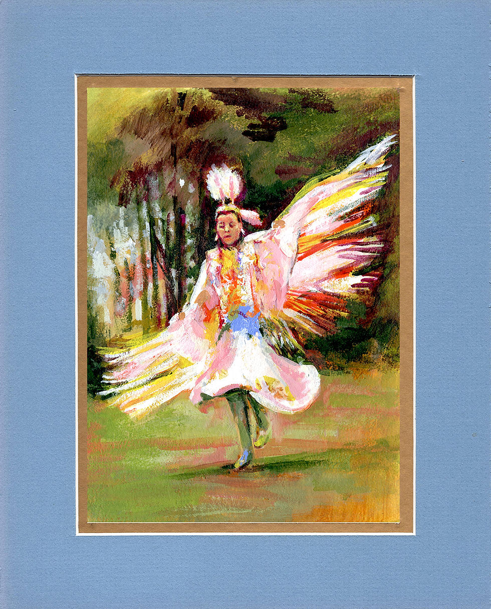 Thumbnail: Shawl Dancer in The Forest