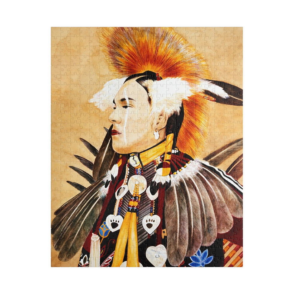 Thumbnail: Three Fires Dancer Puzzle (110, 252, 520-piece)