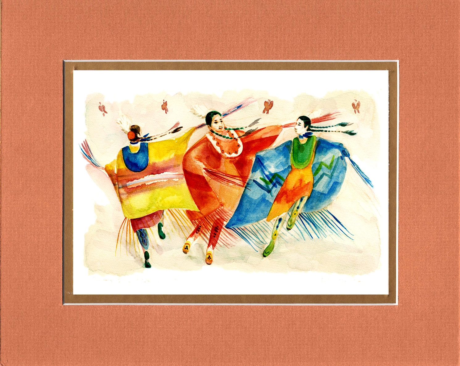 Joyous Dance 11"x14" (Image size = 8"x11")