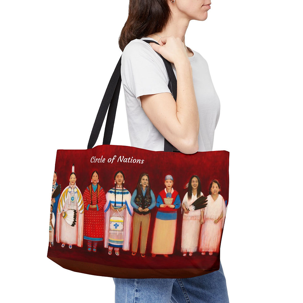 Thumbnail: WLNAP Weekender Bag 05 Circle of Nations
