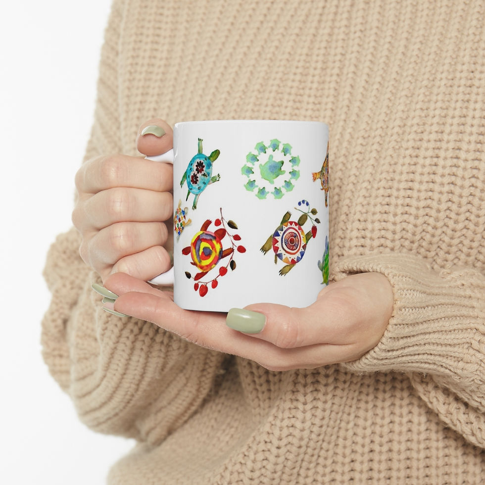Thumbnail: Beautiful Turtles - Ceramic Mug 11oz