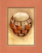 Acoma Pot with Rain Symbols