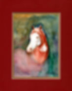 White Head Horse