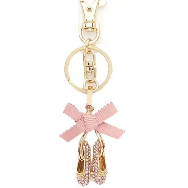 Thumbnail: Ballet Shoe Keychain W Bow