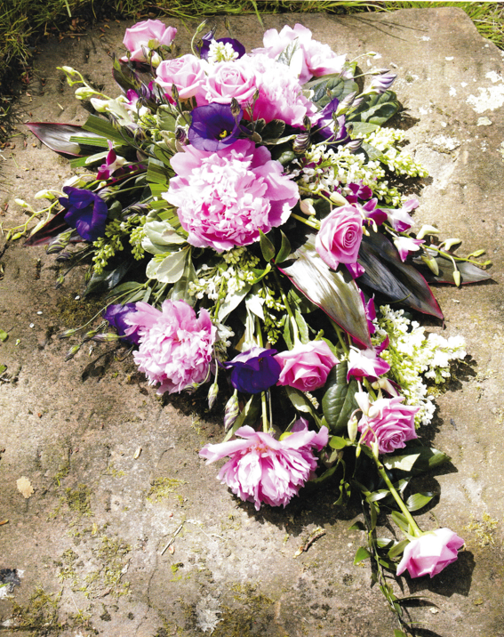 Thumbnail: Funeral & Sympathy Sheaf Bouquet (Flat lay)