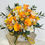 थंबनेल: Charming Fresh Orange Flower in a Marble  Vase