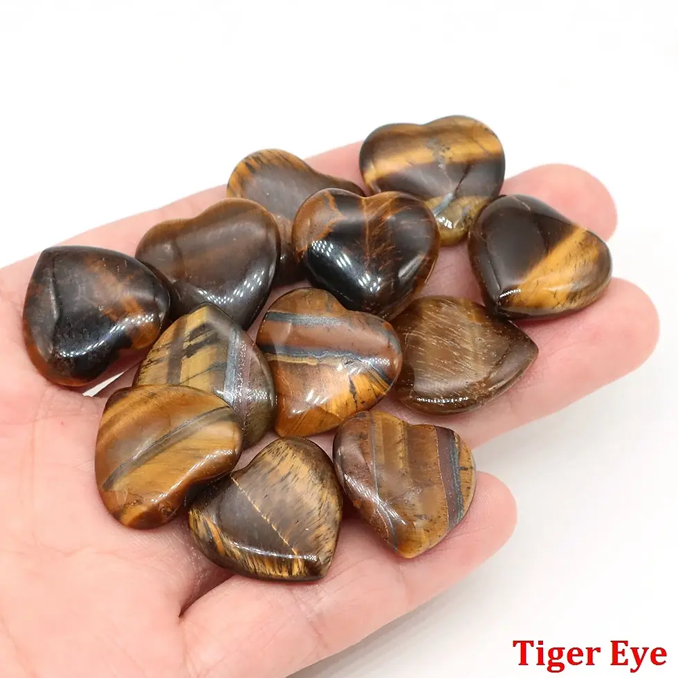 Thumbnail: 20mm Natural Crystal Heart Decor Love Shaped Chakra Balancing Meditation Gift
