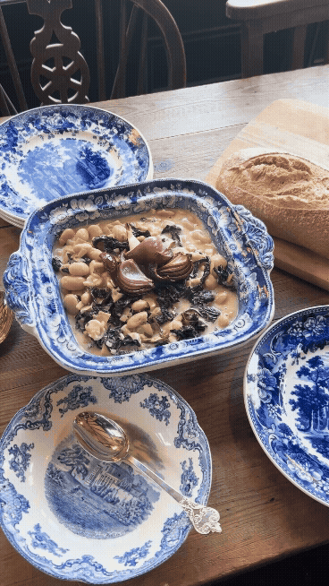 Creamy White Wine Beans