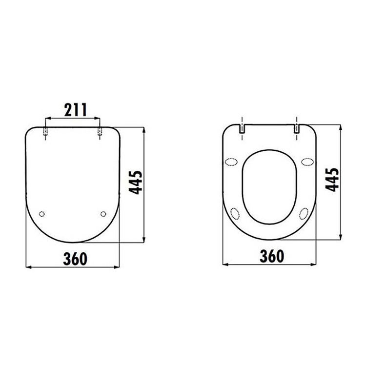 Thumbnail: Creavit Selin Back to Wall Combined Bidet Toilet Set
