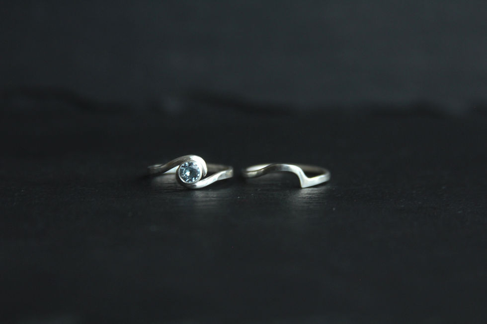 Thumbnail: Wavey Stacking Ring