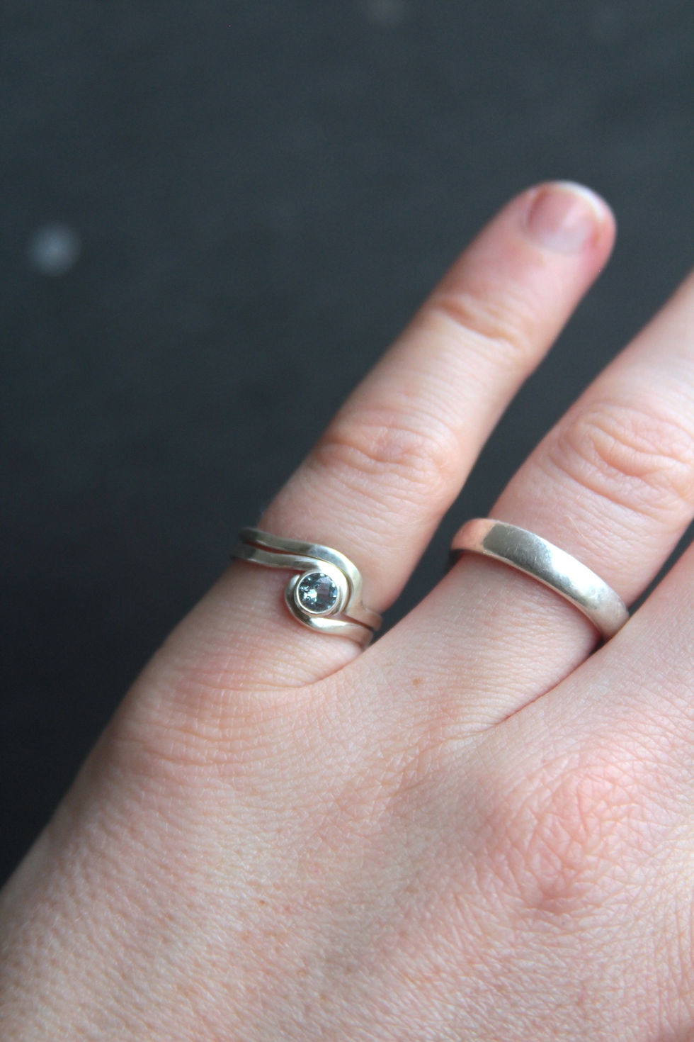Thumbnail: Wavey Stacking Ring