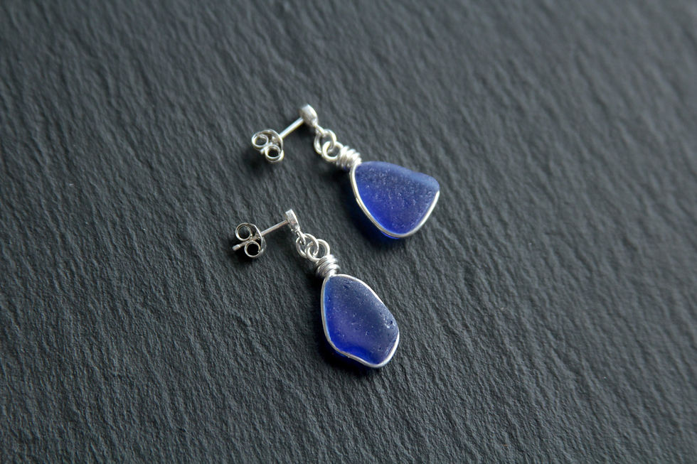 Thumbnail: Cobalt Blue Wrap Studs