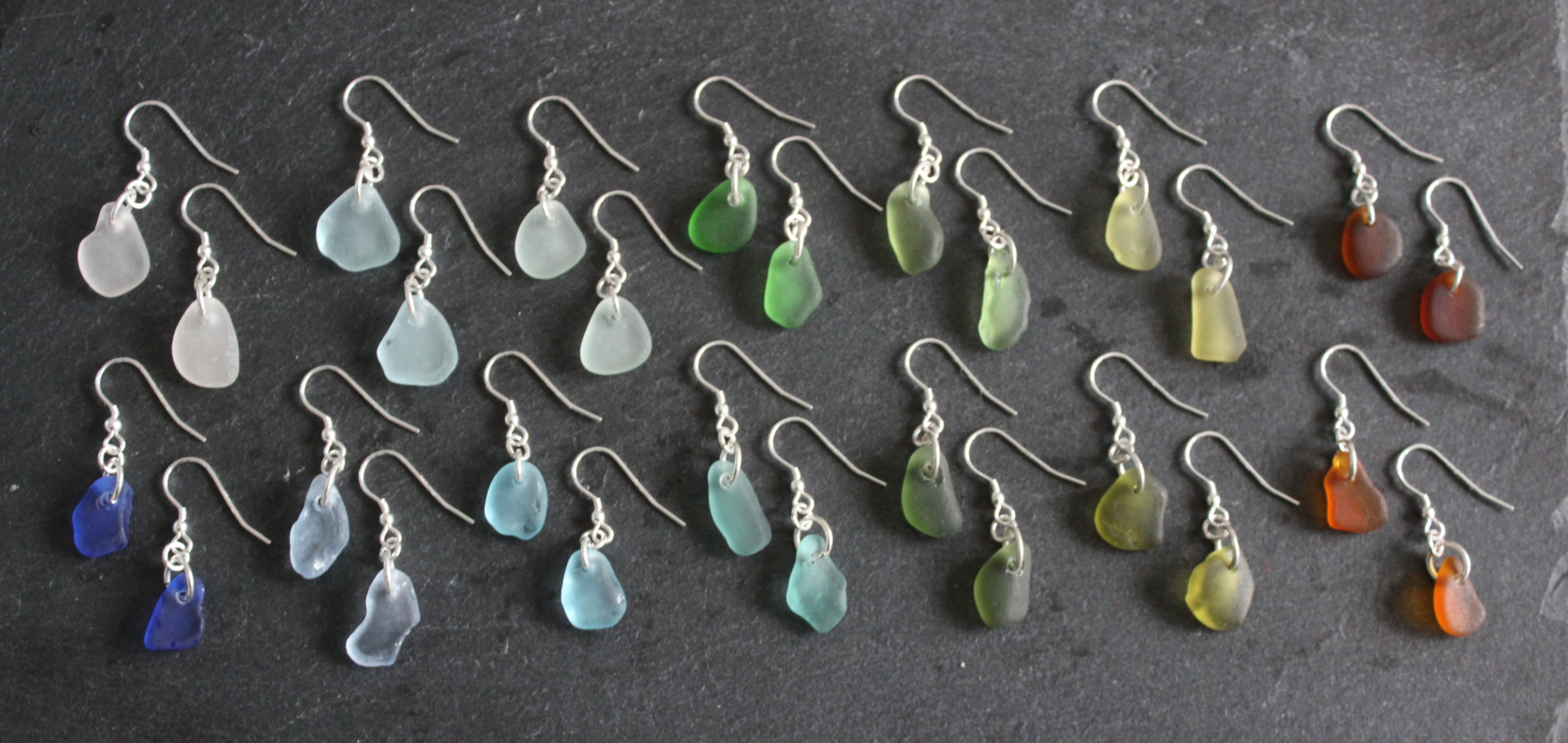  Simple Seaglass Earrings 