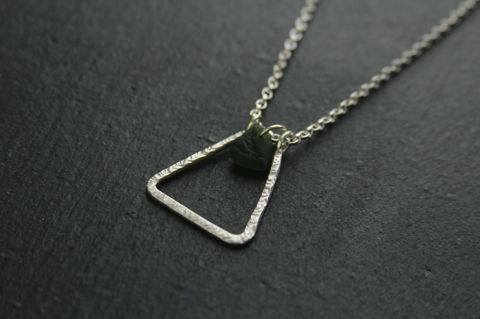 100% Recycled Chunky Sterling Silver Forever Necklace