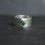Thumbnail: Custom Thick Hammered Sea Glass Ring