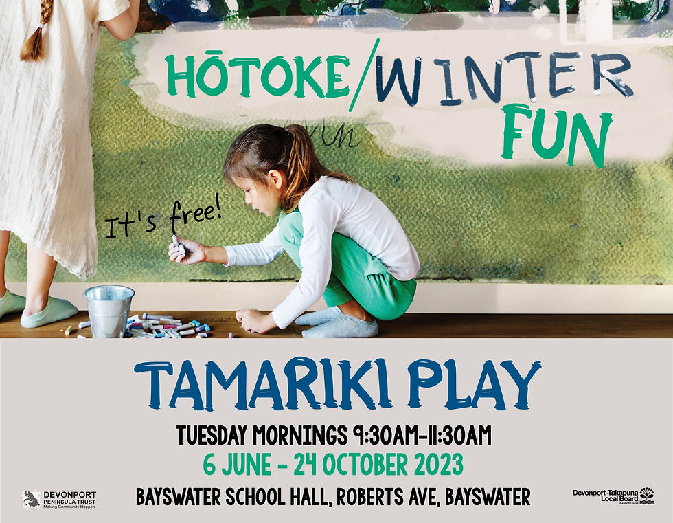 Hōtoke Winter Fun Tamariki Play