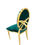 Thumbnail: Gold Alexis  Dining Chair-Emerald Green ( call for pricing)