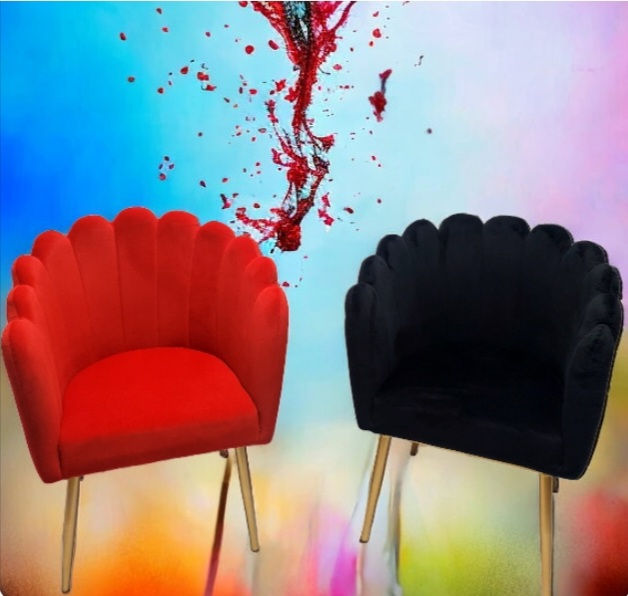 Thumbnail: Mia Arm Chair- Ruby Red