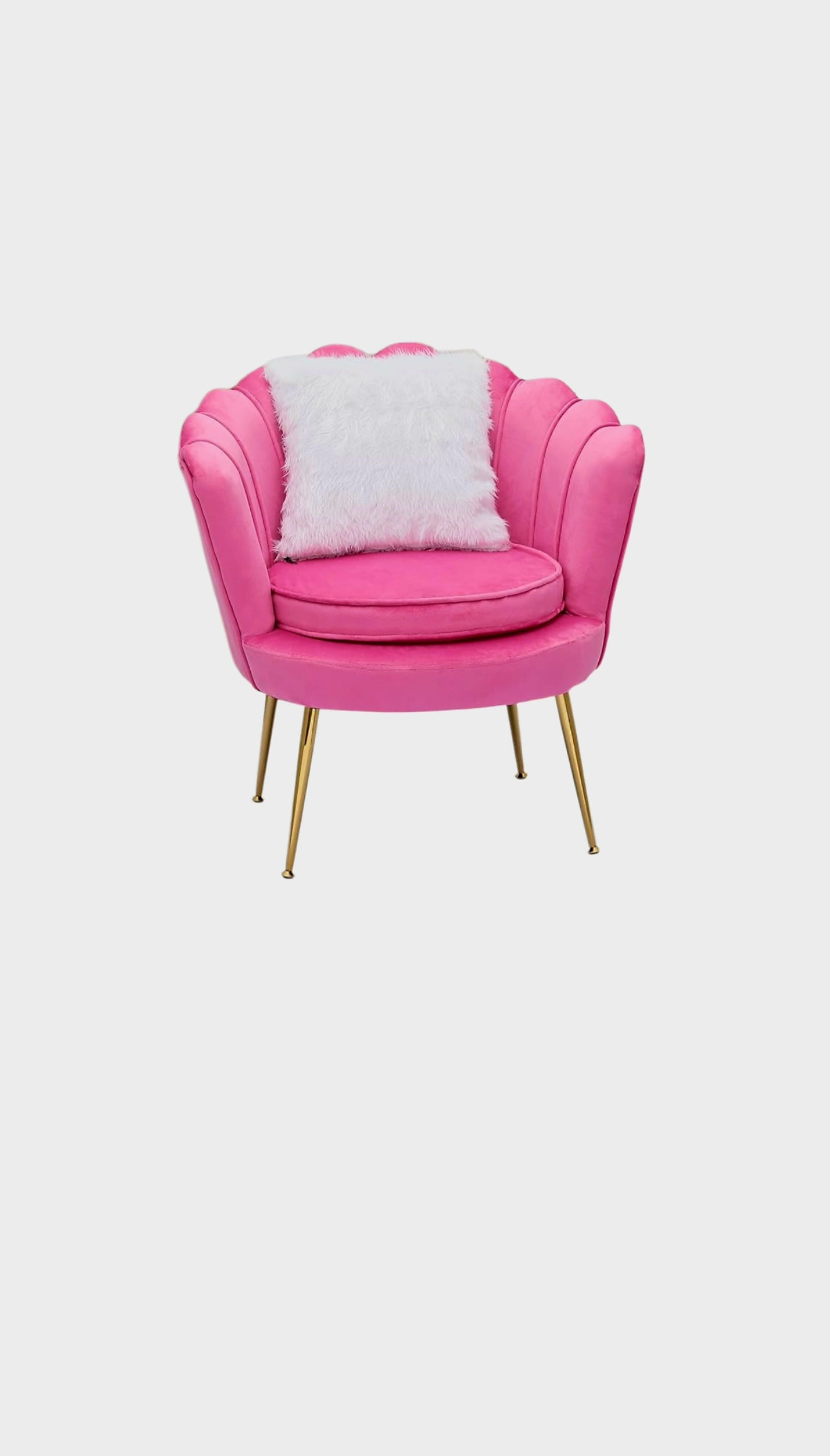 Mya Arm Chair-Hot Pink Summer