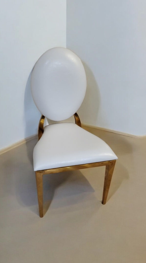 Thumbnail: Gold Fiona Dining Chair-White Clouds ( call for pricing) 