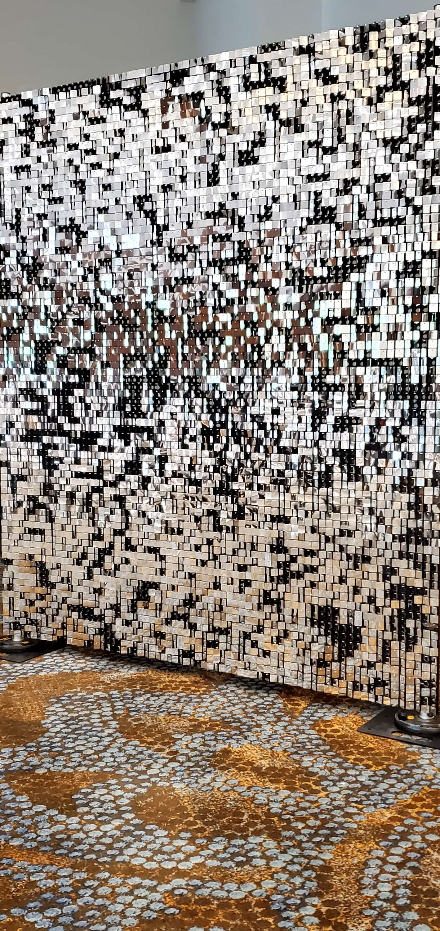 Silver Celebration Shimmer Wall starting at
