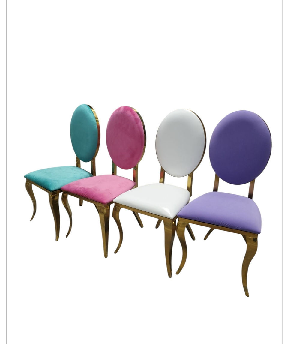 Thumbnail: Gold Magnolia Dining Chair-Plush White Clouds ( call for pricing) 