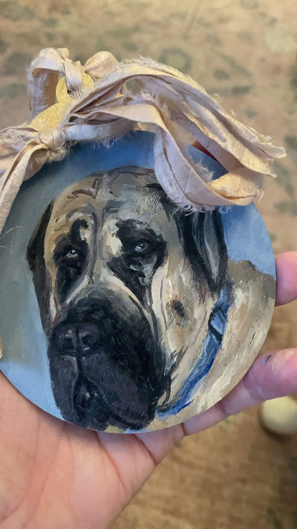 Custom Order - Pet Portrait Ornie