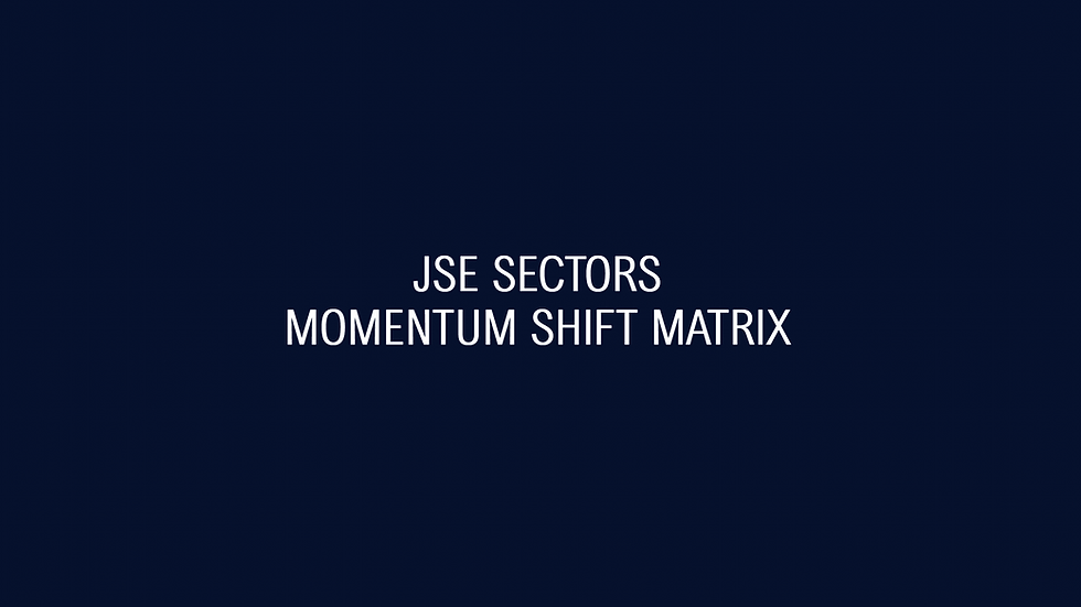 JSE Sectors: Momentum Shift Matrix