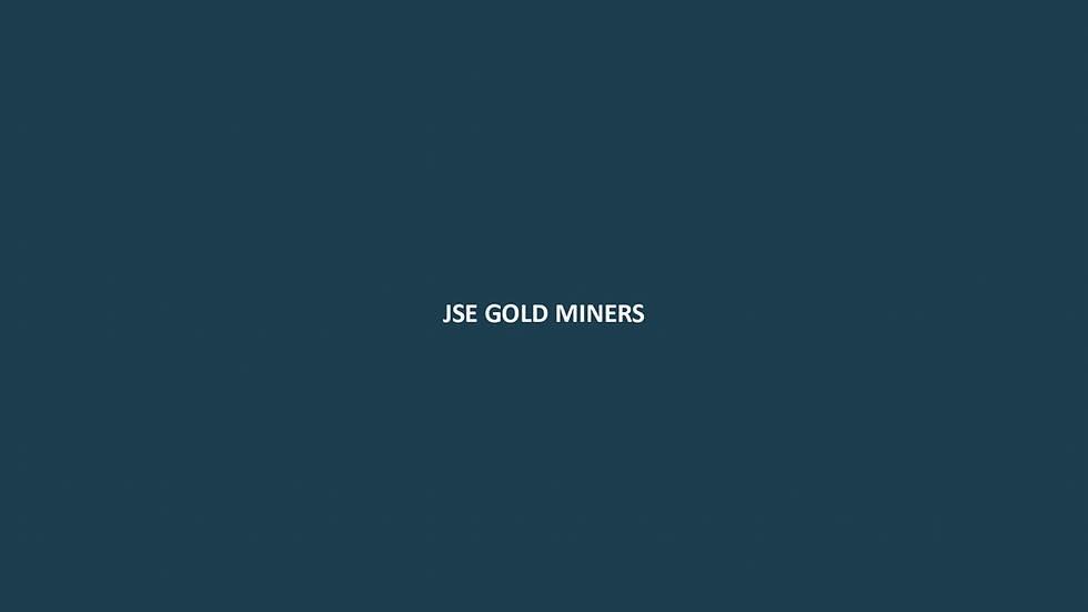 JSE Gold Miners: Key Takeaways + Implications + Probabilities